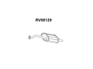 VENEPORTE RV05129 galinis duslintuvas 
 Išmetimo sistema -> Duslintuvas
18307SN3E50, 18307SN3X50, EGP1821EVA