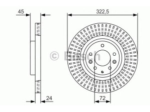 BOSCH 0 986 479 V00 stabdžių diskas 
 Dviratė transporto priemonės -> Stabdžių sistema -> Stabdžių diskai / priedai
F157-33-251, F160-33-251A