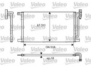 VALEO 817405 kondensatorius, oro kondicionierius 
 Oro kondicionavimas -> Kondensatorius
64 53 8 377 648, 64538377648