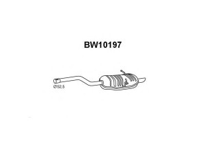 VENEPORTE BW10197 galinis duslintuvas 
 Išmetimo sistema -> Duslintuvas
18107509318, 18107509319