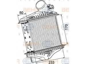 HELLA 8ML 376 746-241 tarpinis suslėgto oro aušintuvas, kompresorius 
 Variklis -> Oro tiekimas -> Įkrovos agregatas (turbo/superįkrova) -> Tarpinis suslėgto oro aušintuvas
451 501 04 01, A 451 501 04 01
