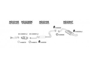 VENEPORTE 330085 išmetimo sistema