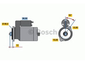 BOSCH 0 986 016 681 starteris 
 Elektros įranga -> Starterio sistema -> Starteris
8-94433-912-0, 8-97136-688-0, 1202163