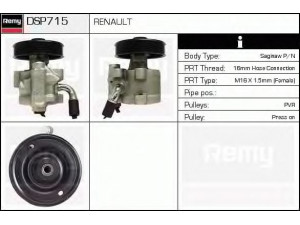 DELCO REMY DSP715 hidraulinis siurblys, vairo sistema 
 Vairavimas -> Vairo pavara/siurblys