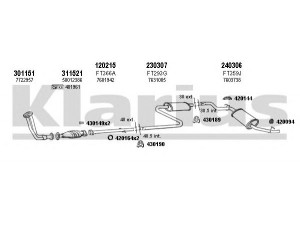 KLARIUS 330199E išmetimo sistema