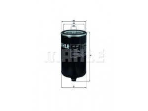 KNECHT KC 297 kuro filtras 
 Degalų tiekimo sistema -> Kuro filtras/korpusas
51125030059, 51125030060