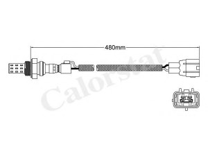 CALORSTAT by Vernet LS120010 lambda jutiklis
89465-12380, 89465-17120, 89465-20250