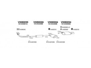 VENEPORTE 800035 išmetimo sistema 
 Išmetimo sistema -> Išmetimo sistema, visa