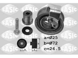 SASIC 1706074 įtempiklio skriemulys, paskirstymo diržas 
 Techninės priežiūros dalys -> Papildomas remontas
058109243C, 058109243E, 058109243C