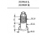 KYB 333909 amortizatorius 
 Pakaba -> Amortizatorius
1090455, 1090456, 1090457, 1090458