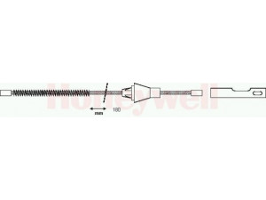 BENDIX 432978B trosas, stovėjimo stabdys 
 Stabdžių sistema -> Valdymo svirtys/trosai
1064280, 1094178, 1209852, 1220462
