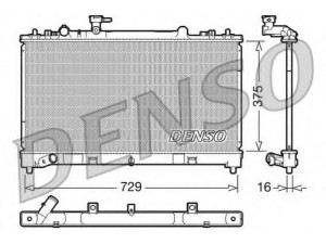 DENSO DRM44023 radiatorius, variklio aušinimas 
 Aušinimo sistema -> Radiatorius/alyvos aušintuvas -> Radiatorius/dalys
L51015200C