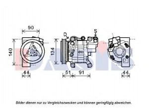 AKS DASIS 851927N kompresorius, oro kondicionierius 
 Oro kondicionavimas -> Kompresorius/dalys
926001M060