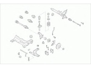 SACHS AUDI-A3-FS001 vairavimo mechanizmas; rato pakaba 
 Ašies montavimas/vairavimo mechanizmas/ratai -> Prekių paieška pagal schemą