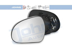 JOHNS 57 40 37-81 veidrodėlio stiklas, išorinis veidrodėlis 
 Kėbulas -> Langai/veidrodėliai -> Veidrodėlis
8151 LX