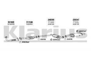 KLARIUS 330173E išmetimo sistema 
 Išmetimo sistema -> Išmetimo sistema, visa