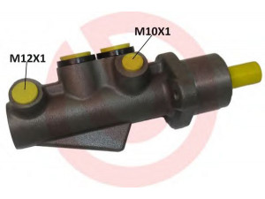 BREMBO M 68 013 pagrindinis cilindras, stabdžiai 
 Stabdžių sistema -> Pagrindinis stabdžių cilindras
406167, 7701205742, 402379, 0204123417