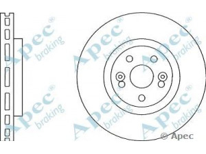 APEC braking DSK2845 stabdžių diskas 
 Dviratė transporto priemonės -> Stabdžių sistema -> Stabdžių diskai / priedai
6020013025