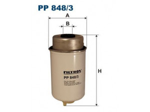FILTRON PP848/3 kuro filtras 
 Techninės priežiūros dalys -> Papildomas remontas
1712985, 3C119176AA, 3C119176AB