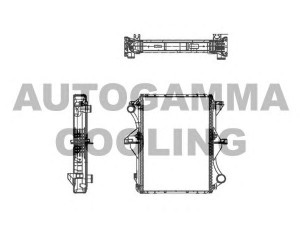AUTOGAMMA 105489 radiatorius, variklio aušinimas
21400LA300