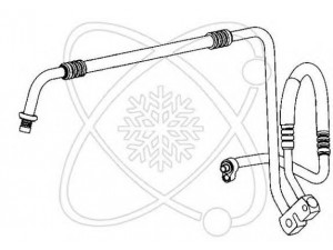 ELECTRO AUTO 50V0001 aukšto/žemo slėgio linija, oro kondicionavimas 
 Oro kondicionavimas -> Žarnelės/vamzdeliai
1104010