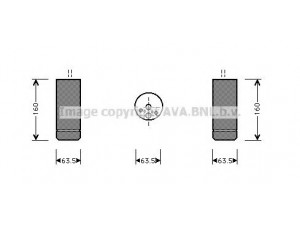 AVA QUALITY COOLING BWD063 džiovintuvas, oro kondicionierius 
 Oro kondicionavimas -> Džiovintuvas
64538377330