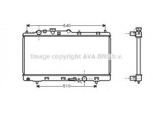 AVA QUALITY COOLING MZ2152 radiatorius, variklio aušinimas 
 Aušinimo sistema -> Radiatorius/alyvos aušintuvas -> Radiatorius/dalys
ZL0215200, ZL0415200