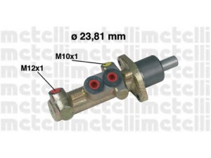 METELLI 05-0386 pagrindinis cilindras, stabdžiai 
 Stabdžių sistema -> Pagrindinis stabdžių cilindras
77 01 204 110