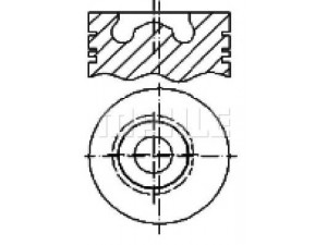 MAHLE ORIGINAL S21380 stūmoklis