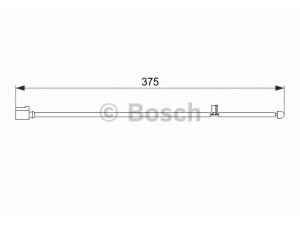BOSCH 1 987 474 562 įspėjimo kontaktas, stabdžių trinkelių susidėvėjimas 
 Stabdžių sistema -> Susidėvėjimo indikatorius, stabdžių trinkelės
955 612 365 60, 970 609 143 00