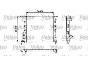 VALEO 816658 radiatorius, variklio aušinimas 
 Aušinimo sistema -> Radiatorius/alyvos aušintuvas -> Radiatorius/dalys
7700786444, 7701047886