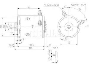 MAHLE ORIGINAL MM 324 elektrovariklis