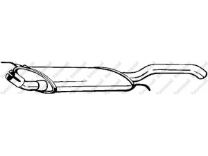 BOSAL 233-761 galinis duslintuvas 
 Išmetimo sistema -> Duslintuvas
1H9 253 609 E, 1H9 253 609 G, JZW 253 609 F