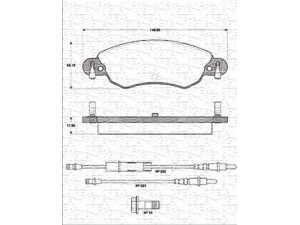 MAGNETI MARELLI 363702161226 stabdžių trinkelių rinkinys, diskinis stabdys 
 Techninės priežiūros dalys -> Papildomas remontas
425214, 425287