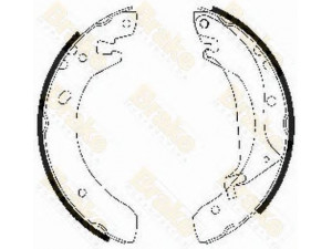 Brake ENGINEERING SH2506 stabdžių trinkelių komplektas 
 Techninės priežiūros dalys -> Papildomas remontas
SFS000060, SFS000061, SFS100140