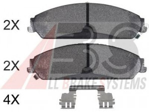 A.B.S. 37949 OE stabdžių trinkelių rinkinys, diskinis stabdys 
 Techninės priežiūros dalys -> Papildomas remontas
68147681AA, K68147681AA, K68185434AA