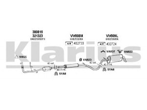 KLARIUS 790290U išmetimo sistema 
 Išmetimo sistema -> Išmetimo sistema, visa