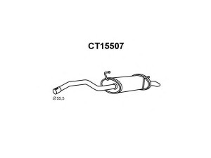 VENEPORTE CT15507 galinis duslintuvas 
 Išmetimo sistema -> Duslintuvas
9456201880, 1726LV, 1726LW, 1726LX