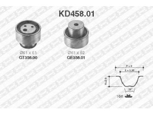 SNR KD458.01 paskirstymo diržo komplektas 
 Techninės priežiūros dalys -> Papildomas remontas
46740726, 46740727, 71754842, 46740726