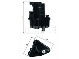 KNECHT KL 832D kuro filtras 
 Techninės priežiūros dalys -> Papildomas remontas
164000890R, 7701061578, 7701062072