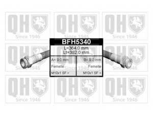QUINTON HAZELL BFH5340 stabdžių žarnelė 
 Stabdžių sistema -> Stabdžių žarnelės
60 546 644
