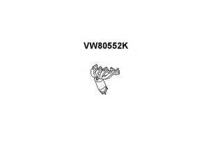 VENEPORTE VW80552K kolektoriaus katalizatorius 
 Išmetimo sistema -> Kolektorius
038253031GX