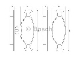 BOSCH 0 986 460 986 stabdžių trinkelių rinkinys, diskinis stabdys 
 Techninės priežiūros dalys -> Papildomas remontas
7076376, 5882984, 5888528, 7076376