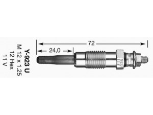 NGK 3380 kaitinimo žvakė 
 Kibirkšties / kaitinamasis uždegimas -> Kaitinimo kaištis
000 159 81 01, 001 159 35 01, A 000 159 81 01