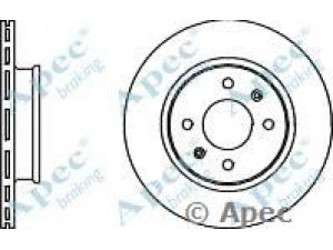 APEC braking DSK2846 stabdžių diskas 
 Dviratė transporto priemonės -> Stabdžių sistema -> Stabdžių diskai / priedai
517121J500