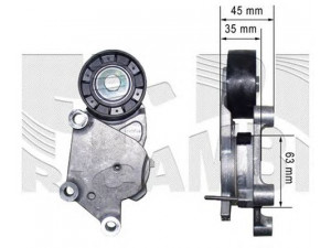 CALIBER 47967 diržo įtempiklis, V formos rumbuotas diržas 
 Diržinė pavara -> V formos rumbuotas diržas/komplektas -> Dirželio įtempiklis (įtempimo blokas)
575186