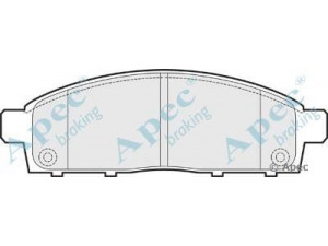 APEC braking PAD1519 stabdžių trinkelių rinkinys, diskinis stabdys 
 Techninės priežiūros dalys -> Papildomas remontas
46054A198, 46054A284, 4605A198