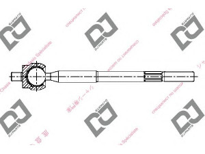 DJ PARTS DR1234 vidinė skersinė vairo trauklė 
 Vairavimas -> Vairo mechanizmo sujungimai
45503-30070, 4550330070