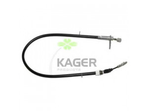 KAGER 19-6261 trosas, stovėjimo stabdys 
 Stabdžių sistema -> Valdymo svirtys/trosai
2204202385, 2204202885