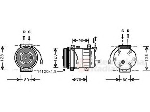 VAN WEZEL 0100K010 kompresorius, oro kondicionierius 
 Oro kondicionavimas -> Kompresorius/dalys
4677344, 60604347